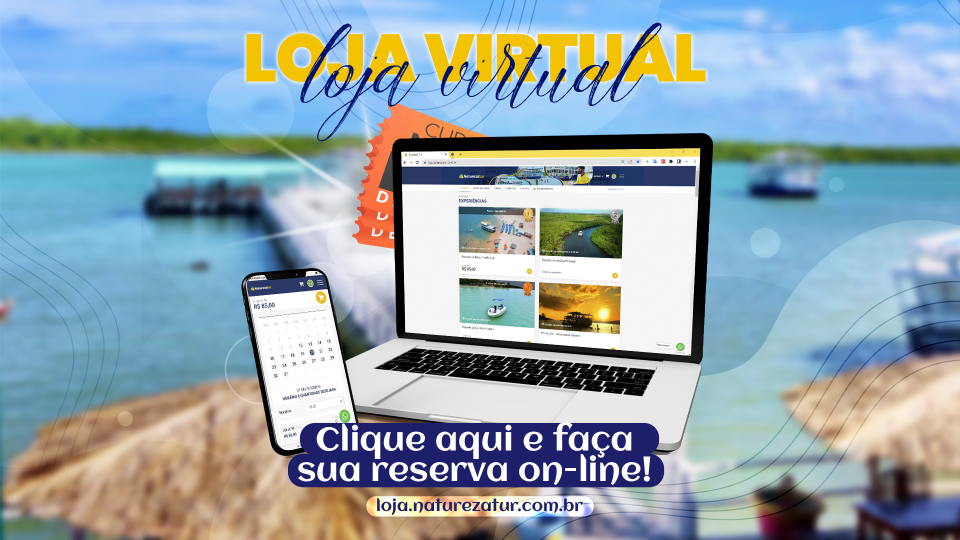 Loja Virtual Clique Aqui - NaturezaTur